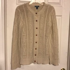 Cream Cardigan from Bitten!